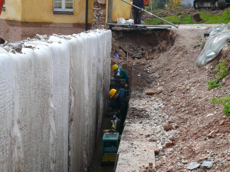 Hinterfüllungen und Auffüllungen für den Unterbau